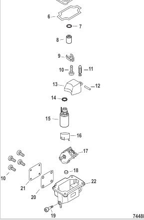 Bränslefilter vapor Mercury