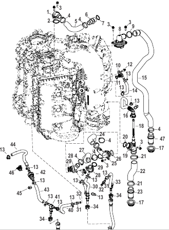Anslutning/nippel Mercury