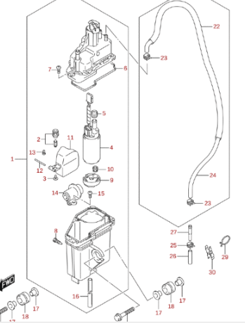 Skruv regulator Suzuki