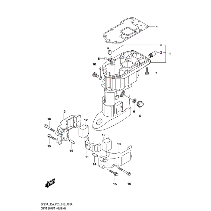 Lock nedre motorbussning Suzuki