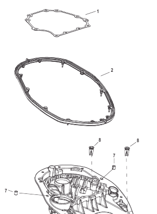 Gummilist adapterplatta Mercury