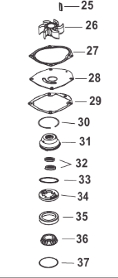 Lager drivaxel Mercury