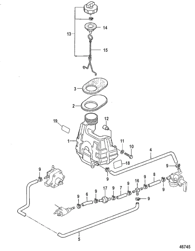 Bränsleslang Mercury