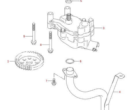 Bult oljepump Suzuki
