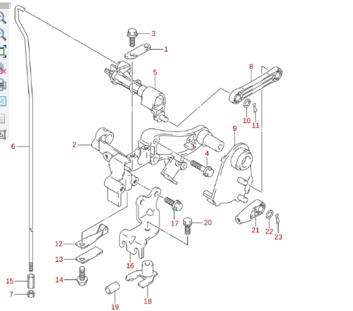 Bleck växelläge Suzuki
