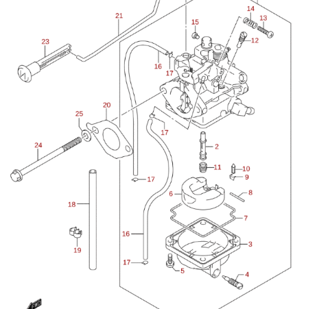 Dräneringsskruv Suzuki
