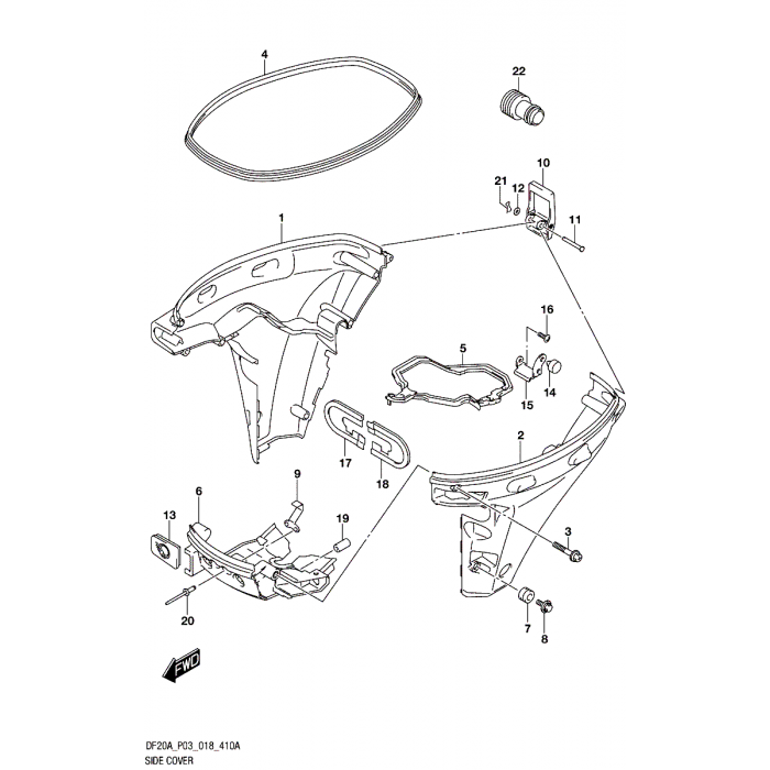 Gummitätning Suzuki