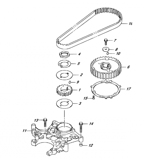 Bricka remdrev Suzuki