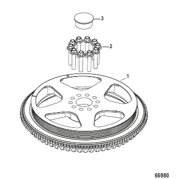 Svänghjulsbult Mercury