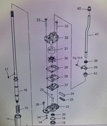 Gummitätning kylvattenrör Mercury