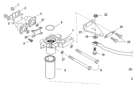 Gummidämpare rigg Mercury