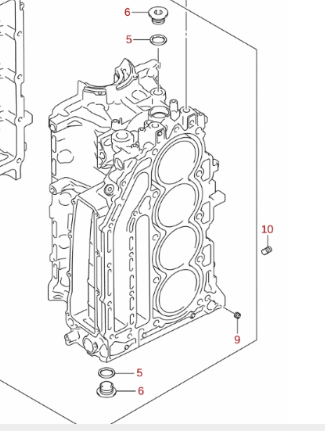 Plugg motorblock Suzuki