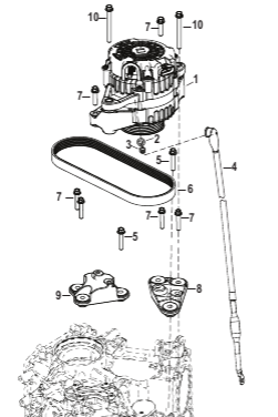 Avsäkrad kabel generator Mercury