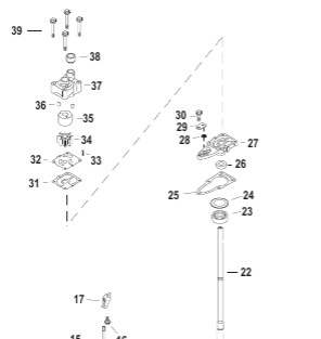Impellerpackning Mercury