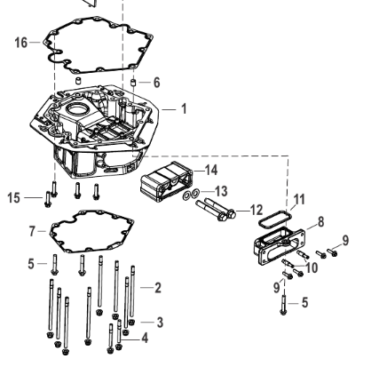 Riggpackning, nedre, Mercury