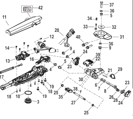Arm tiltlåsning Mercury Avator