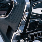 Chrome mirror mnt cover