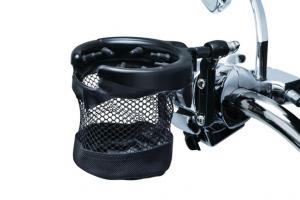 Drink holder black fäste 1" runt styre SVART