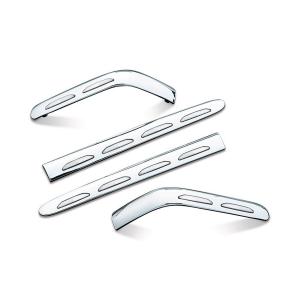 Saddlebag lens chrome