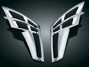 Tank pads chrome