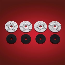 Stjärnbrickor 4 pack med gummi