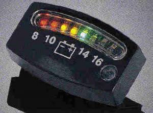 LED BATTERY GAUGE BLACK