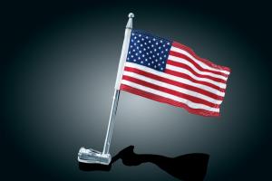 Flag pole för runt räcke Universal - Mounts to 1/2" Tubing