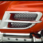 chrome side fairing accent gri