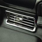 Air vents chrome abs upper