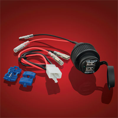 DUAL USB AUXILIARY SOCKET For MP3, GPS, iPhone, etc
