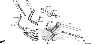 bussning styrstag goldwing 1800-2018-23