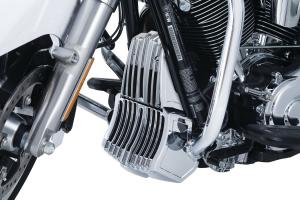 Oil Cooler Cover, Chrome