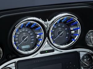 Chrome L.E.D. Speedo-Tach Beze