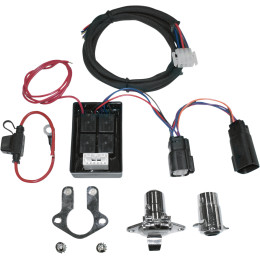 trailer wire harness 97-2013, inkl släp kontakt chromad 5 polig liten