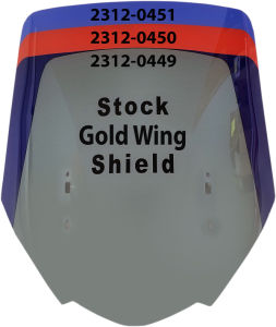 windshield 2018+ höjd 5 cm högre och bredare T-268C+2