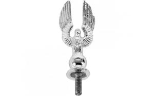 Flag pole chrome eagle