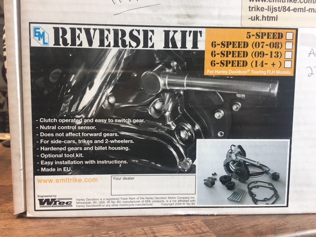 Reverse Kit HD FLH 5 speed Backväxel 5 växlad FLH