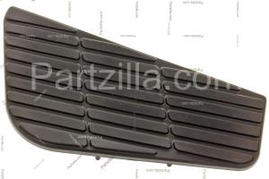 Gummi fotplatta bak goldwing 1800 vänster