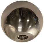 HANDTAGSKULA ALUMINIUM M4X16