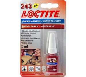 LOCTITE 243 SKRUVLÅSNING 5 ML