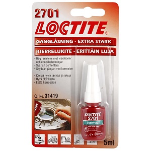 LOCTITE 2701 SKRUVLÅSNING STARK