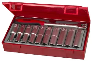 Teng Tools TT1211 Hylssats Långa 1/2" 11 delar