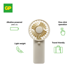 GP Ultra Alkaline G-TECH 12 x AA + 12 x AAA Batterier + Handfläkt