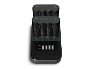 GP ReCyko 2st Hållare med Laddstation inklusive 8st AA 2000mAh Uppladdningsbara Batterier
