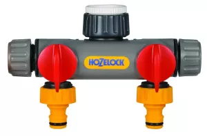 Hozelock Krankoppling Utomhus 2-vägs