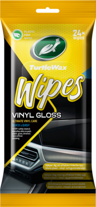 Turtle Wax Vinyl Gloss Wipes 24st Vinylrengöring