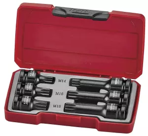 Teng Tools T9206 Krafthylsbitssats 1/4" 6 delar