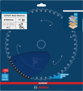 Bosch EXPERT Multi Material Sågklinga 250x2,4/1,8x30mm 80T
