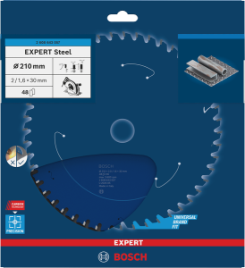 Bosch EXPERT Steel Cirkelsågklinga 210x2/1,6x30mm 48T