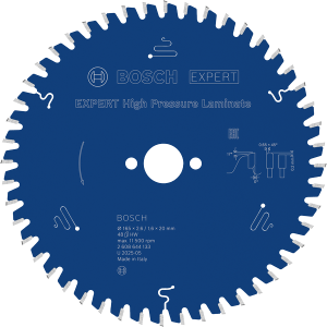 Bosch EXPERT High Pressure Laminate Cirkelsågklinga 165x2,6/1,6x20mm 48T
